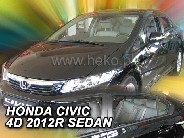 Ветробрани за HONDA CIVIC IX (2012-2015) Sedan - 4бр. предни и задни - Image 2