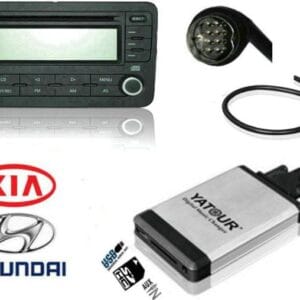 USB / MP3 Changer с Bluetooth* за HYUNDAI COUPE, SONATA, SANTA FE, TUCSON, MAXIMA, ACCENT - 8 pin