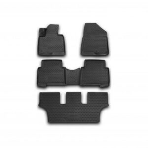 3D Гумени стелки за Hyundai Santa Fe (2013-2018) 5 pcs.