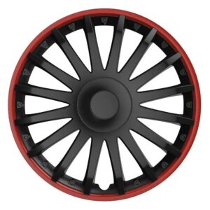 Тасове за джанти 13'' Versaco Crystal Black / Red