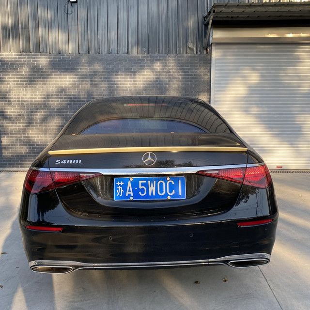 Спойлер за багажник Mercedes W223 S-Class (2021+) - AMG - черен гланц - Image 2