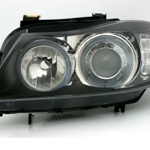 Кристални фарове Angel Eyes BMW E90 (2005-2009) - черни