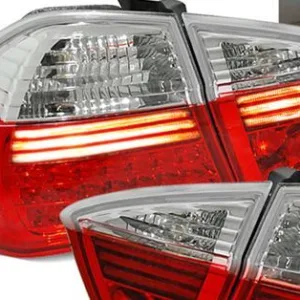 Кристални стопове BMW E90 седан (05-08) - хром