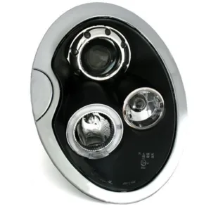 Кристални фарове за Mini Cooper (02-04) - черни