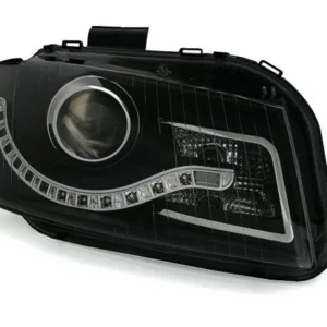 Кристални фарове за Audi A3 Dayline (2003-2008) - черни