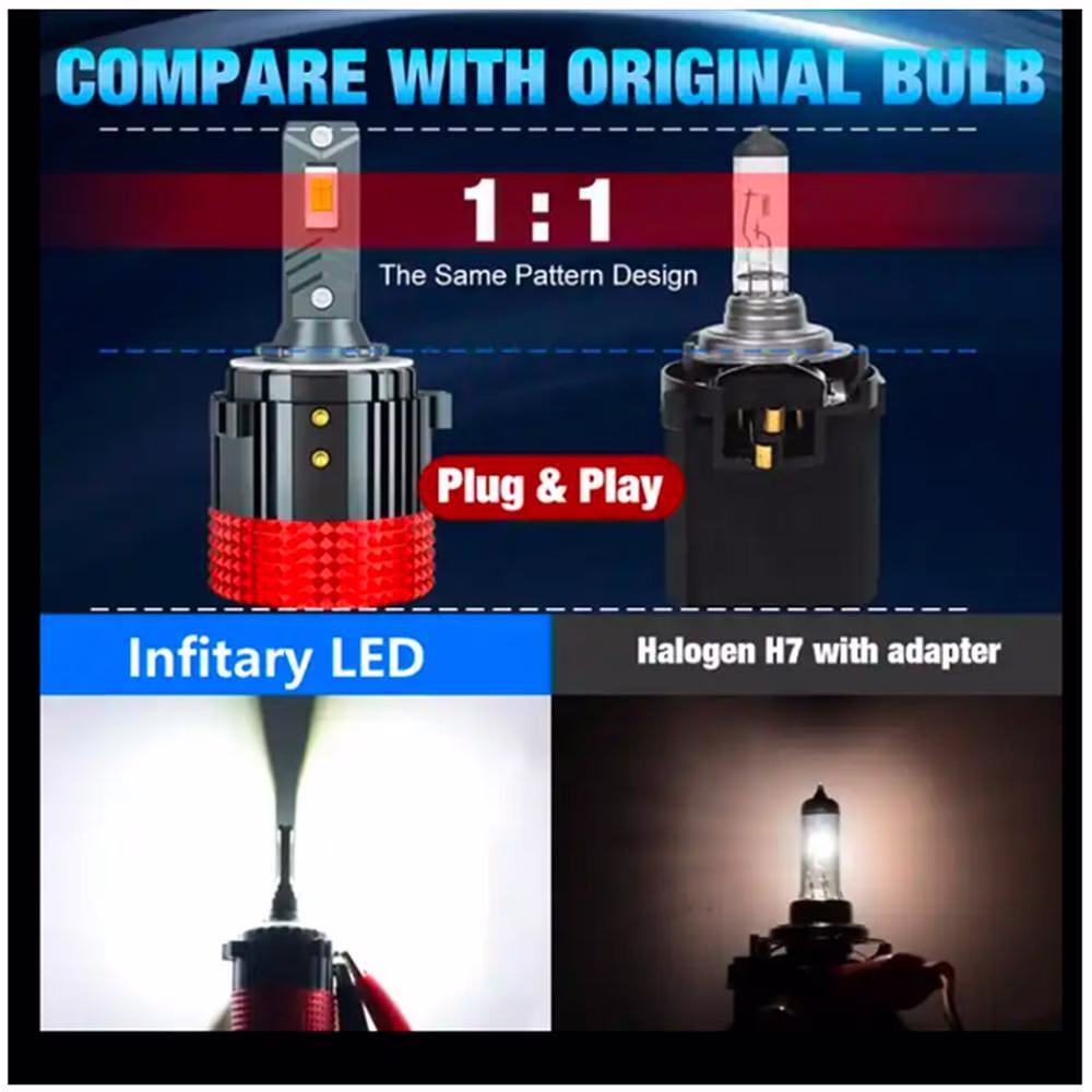 LED диодни крушки 12V за VW Gоlf 6, 7 MK6 MK7, Jetta MK6 Touran, Tiguan, EOS, Mercedes, Sprinter, Vito, Canbus - Image 9