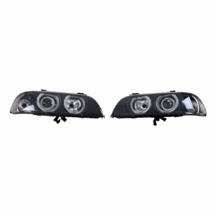 Кристални фарове  Angel Eyes BMW E39  (1995-2000) - черни